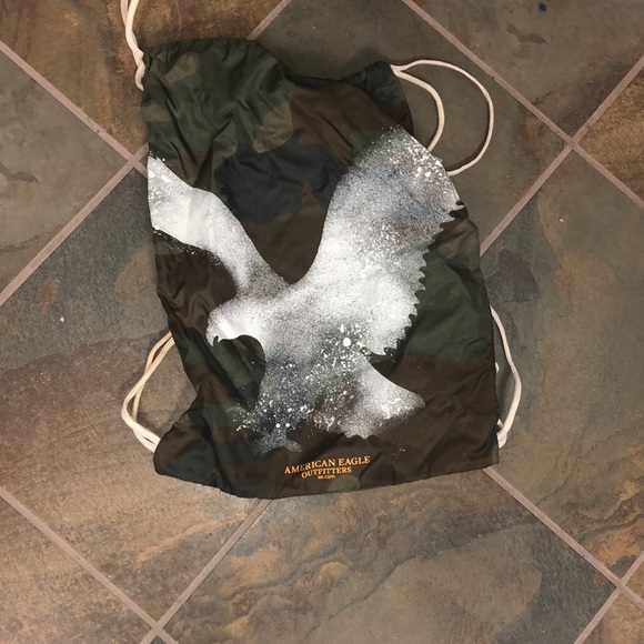 American Eagle Camo Y2K String Bag - Picture 1 of 4